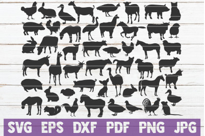 Farm Animals Bundle | SVG Cut Files