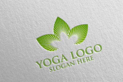 Yoga and Spa Lotus Flower logo 1