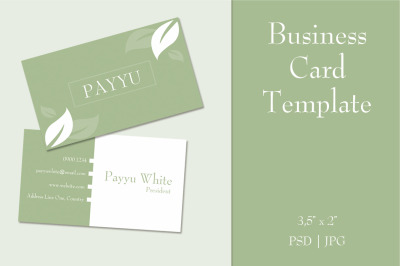 Payyu Business Card Template