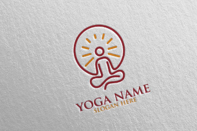 Yoga and Spa Lotus Flower logo 16