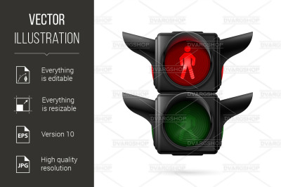 Pedestrian traffic light