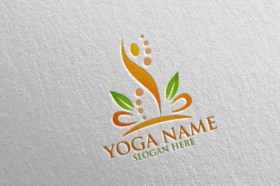 Yoga and Spa Lotus Flower logo 26