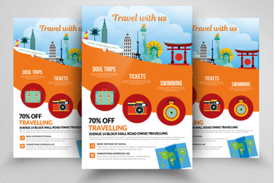 Tour &amp; Holiday Flyer/Poster Template