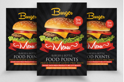 Fast Food Restaurant Flyer Template