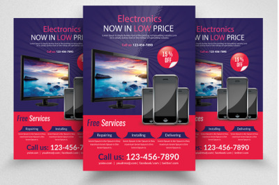 Electronics Product Promotion Flyer