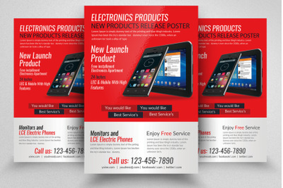 Electronics Product Promotion Ads Flyer