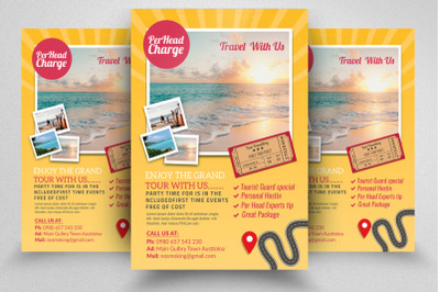 Tour Travel Flyer/Poster Template