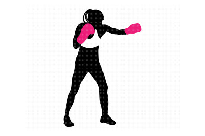 breast cancer, woman fighter, female survivor, boxer, svg, dxf, vector