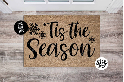 &#039;Tis The Season Christmas Doormat/Welcome mat