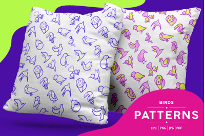 Birds Patterns Collection