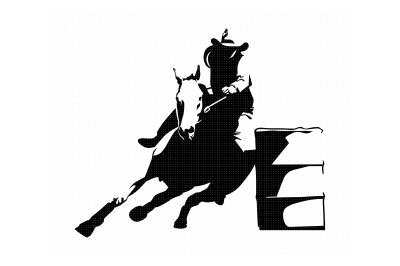 rodeo barrel racer, cowgirl svg, dxf, vector, eps, clipart, cricut