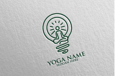 Yoga and Spa Lotus Flower logo 65