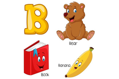 Illustration of B Alphabet