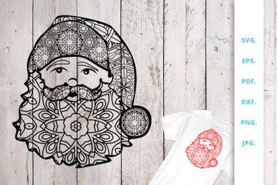 Santa Claus Zentangle