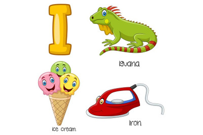 Illustration of I Alphabet