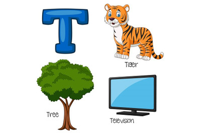 Illustration of T Alphabet