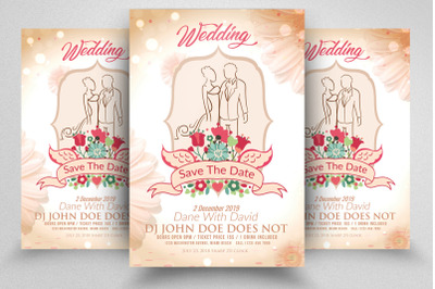 Wedding Ceremony Invitation Flyer/Poster