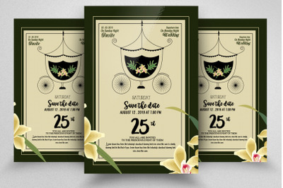 Save The Date Wedding Flyer/Poster