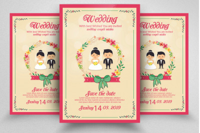 Wedding Invitation Flyer/Poster Template