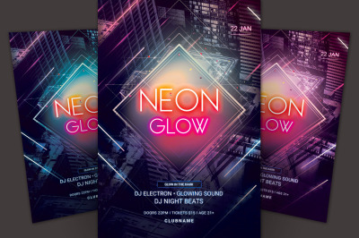 Neon Glow Flyer