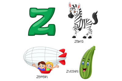 Illustration of Z Alphabet