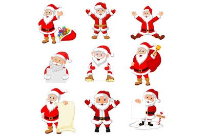 Cartoon Santa Claus Collection