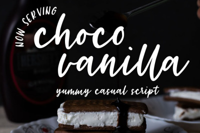 Choco Vanilla Handwritten Script Typeface