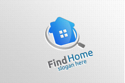 Real estate Logo with Abstract Property and Home shape 6