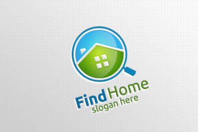 Real estate Logo with Abstract Property and Home shape 8