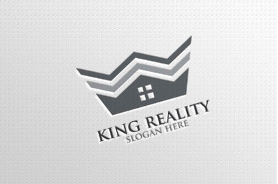 Real estate Logo with Abstract Property and Home shape 13