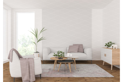 Interior scene - artwork background - interior mockup