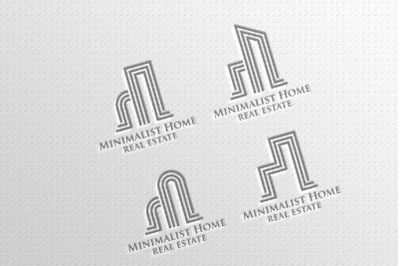 Real estate Logo with Abstract Property and Home shape 19