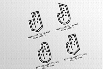 Real estate Logo with Abstract Property and Home shape 20