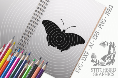 Malachite Butterfly 2 SVG, Silhouette Studio, Cricut, Eps, Dxf, AI