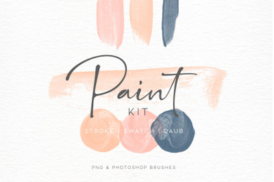 Paint Swatch &amp;amp;amp; Daub Brush Kit