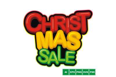 Christmas Sale Logo Design