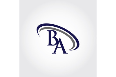 Monogram BA Logo Design