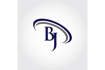 Monogram BJ Logo Design