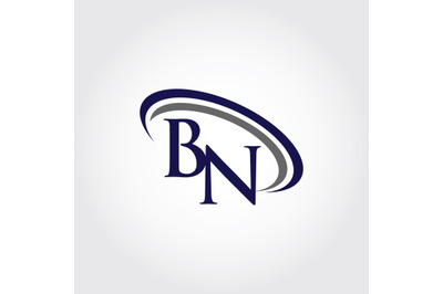 Monogram BN Logo Design