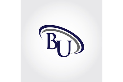 Monogram BU Logo Design