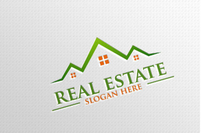 Real estate Vector Logo Design, Abstract Building and Home 8