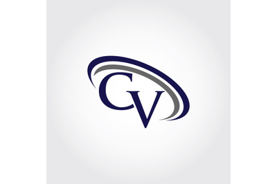Monogram CV Logo Design