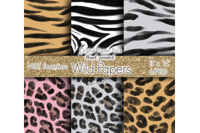 Wild Digital Paper Pack