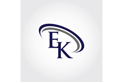 Monogram EK Logo Design