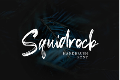Squidrock - Handbrush Typeface