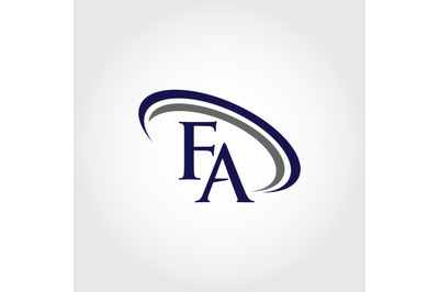 Monogram FA Logo Design