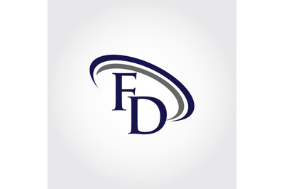 Monogram FD Logo Design