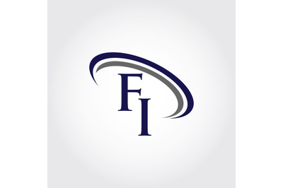 Monogram FI Logo Design