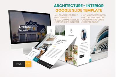 Architecture - Interior Google Slide  Template