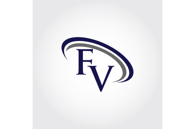 Monogram FV Logo Design